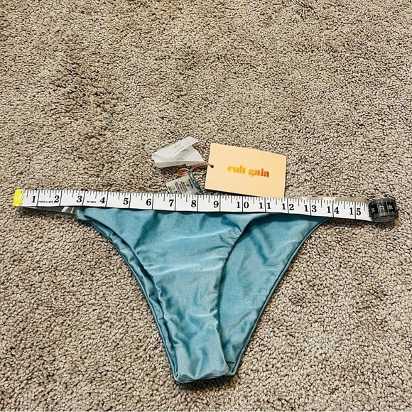 NWT! Cult Gaia Cindy Bikini Bottom in Aquamarine. Size Medium. - Picture 12 of 13